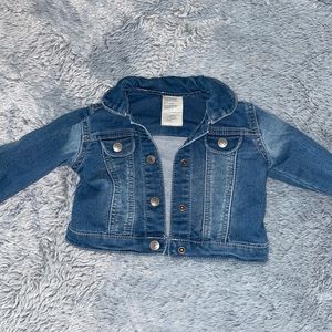 First impressions baby denim jacket